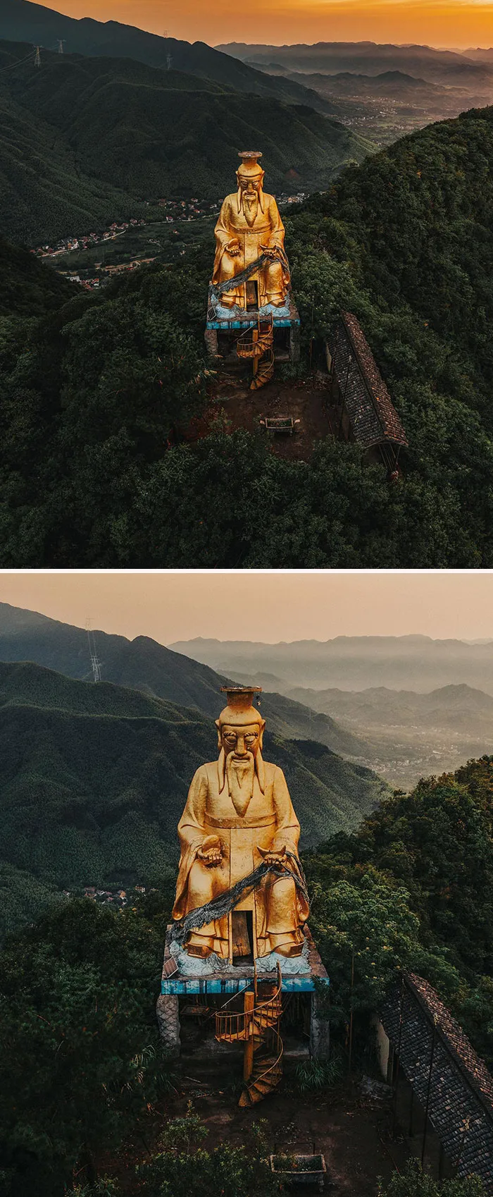 The Abandoned God Of Wealth, Anji County, Zhejiang, China