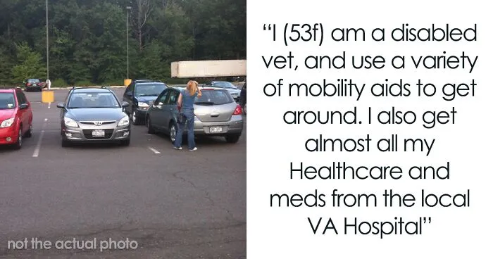 'Karen' Gets Instant Karma After She Yells At A Disabled Woman For Trying To 'Cut In Line'