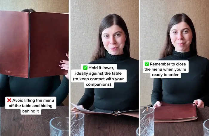 Menu Etiquette