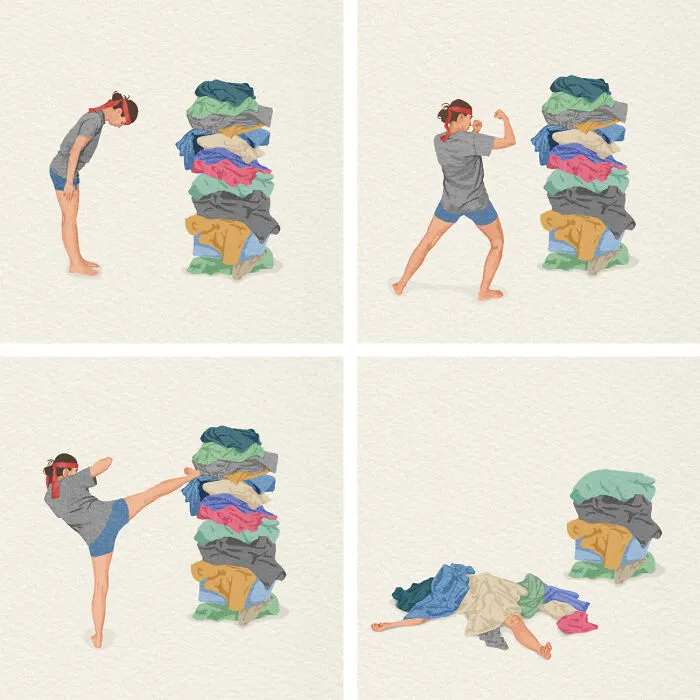 Mom vs. Laundry