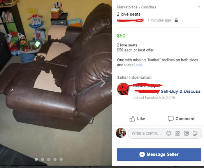 50 Times FB Marketplace Shined With The Most Unhinged Entries That People Just Had To Share (New Pics)