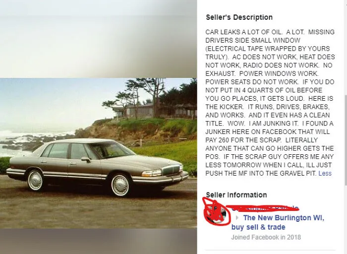 50 Times FB Marketplace Shined With The Most Unhinged Entries That People Just Had To Share (New Pics)