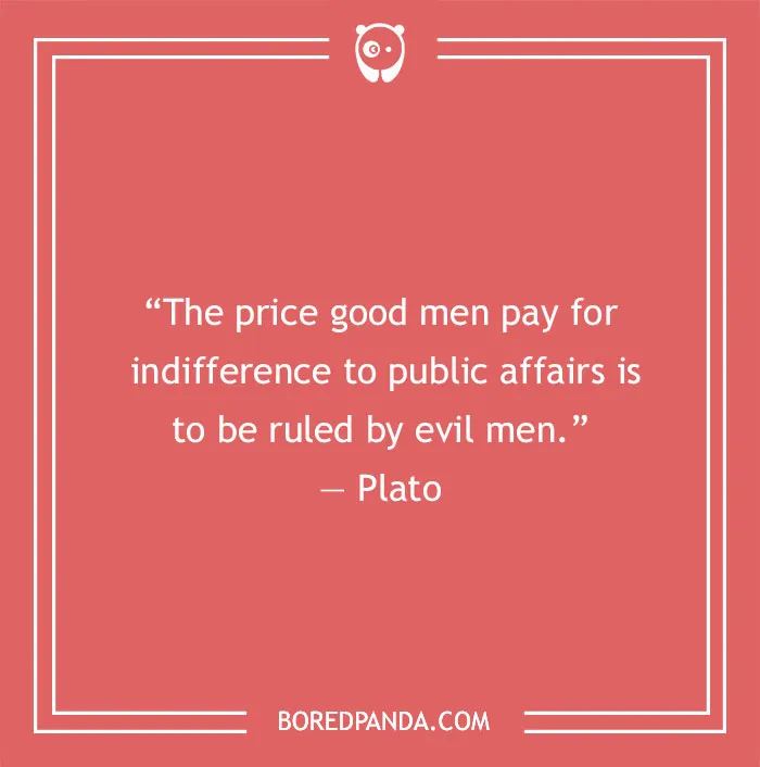 Plato quote about price indifference