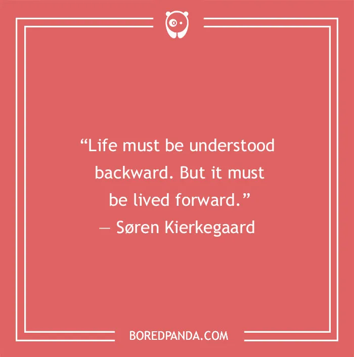 Søren Kierkegaard quote about life