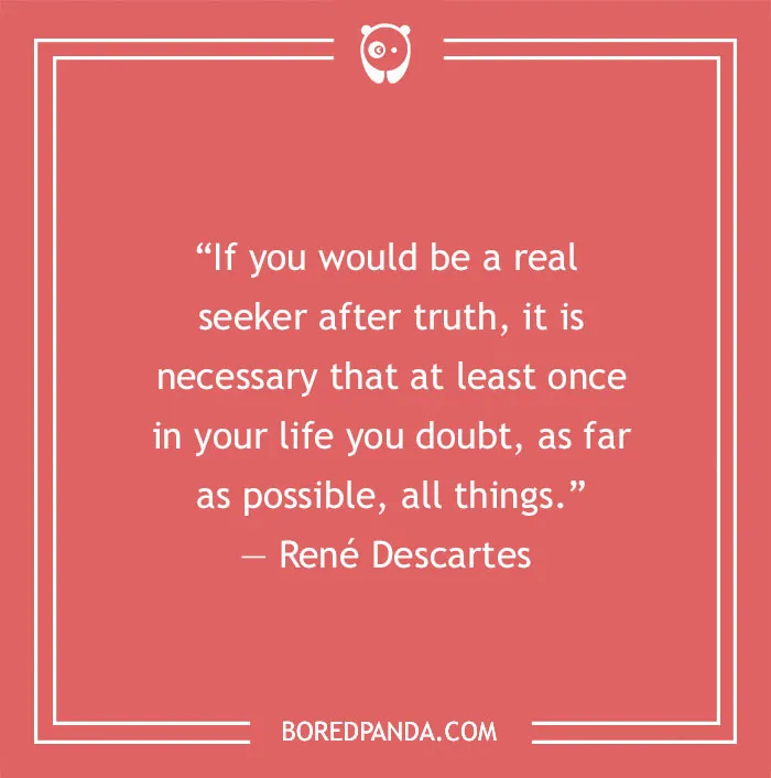 René Descartes quote on truth