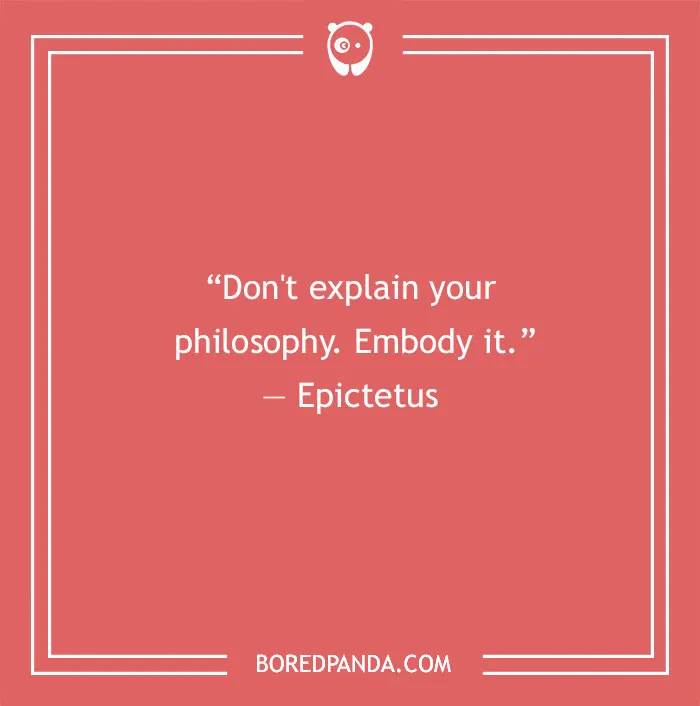 Epictetus quote on philosophy