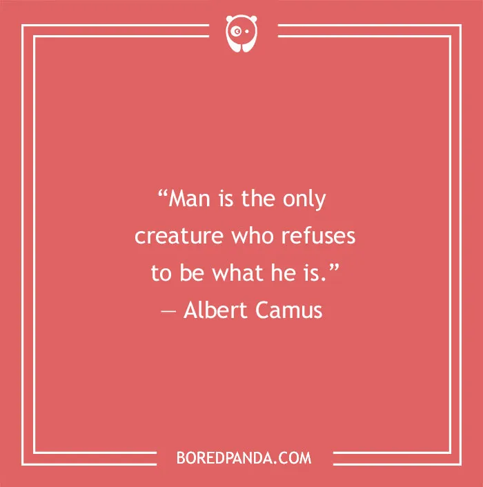 Albert Camus quote on humanity