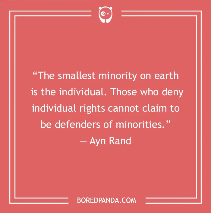 Ayn Rand quote about individuality