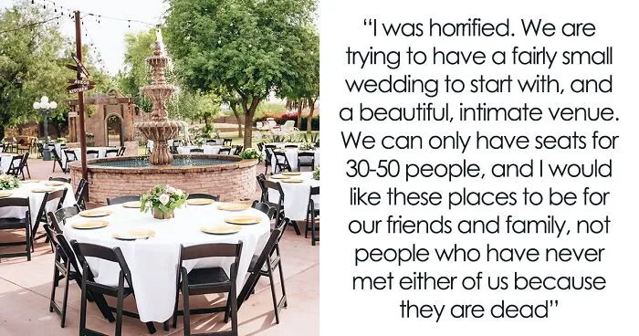 Bride Refuses To Reserve Seats For MIL’s Miscarried And Stillborn Children At Her Wedding
