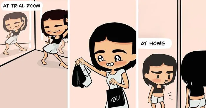 35 Comics By This Artist That Capture Daily Issues Most Girls Experience