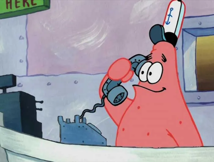 Patrick’s Iconic Response To The Krusty Krab Call