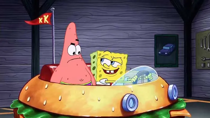 Spongebob’s Unique Take On Driving A Sandwich