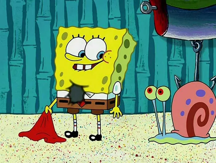 Spongebob Absorbs Blows Like A Sponge