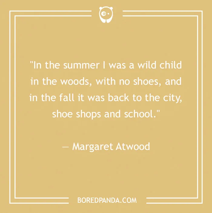 quote about differences being a child in summer and in autumn