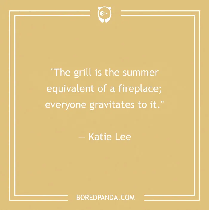 summer equivalent of a fireplace quote