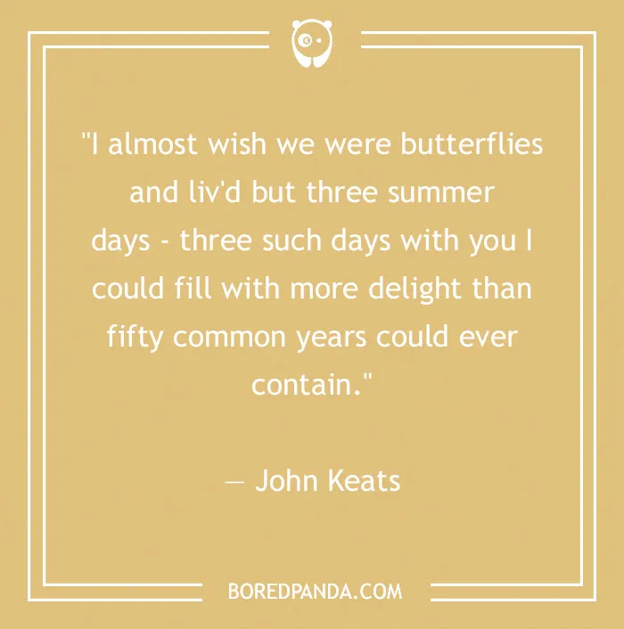 quote about a wish to be a butterfly in summer
