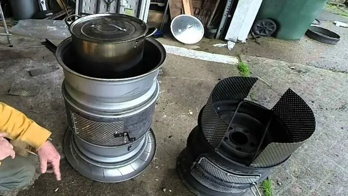 DIY: How To Make A Fire Pit BBQ Out Of Old Car Rims