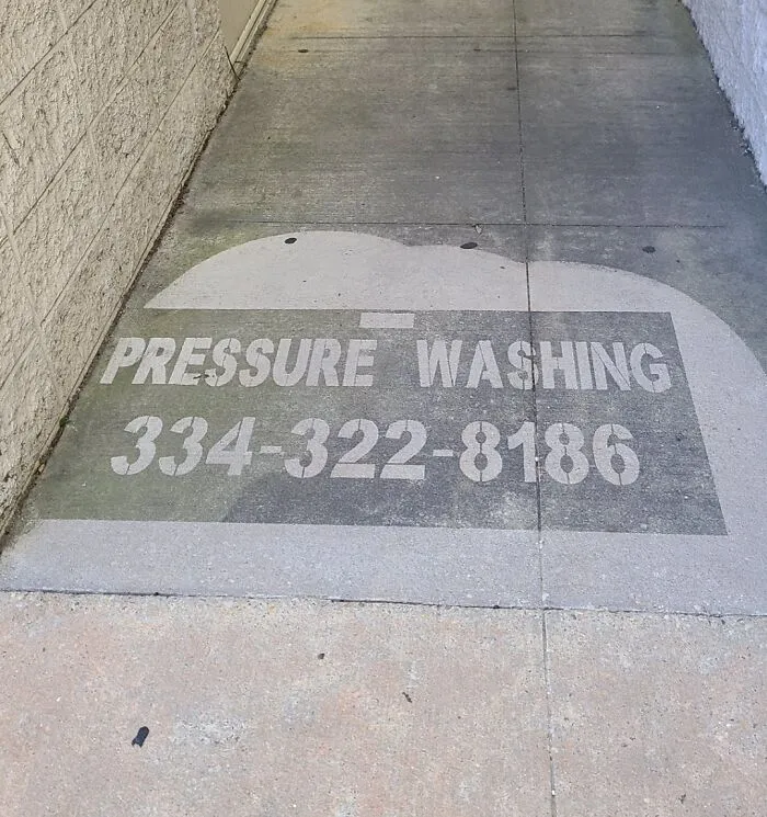 Found This Ad For Pressure Washing