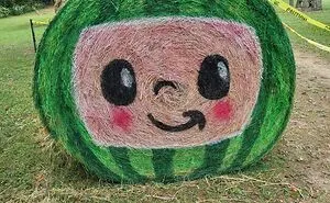 16 Hay Bales That I Sculpted To Look Like Pop-Culture Characters For Last Year’s Halloween (New Pics)
