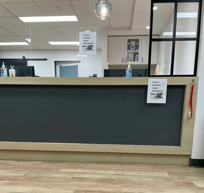 My Dentist's Office Is Shoes-Free