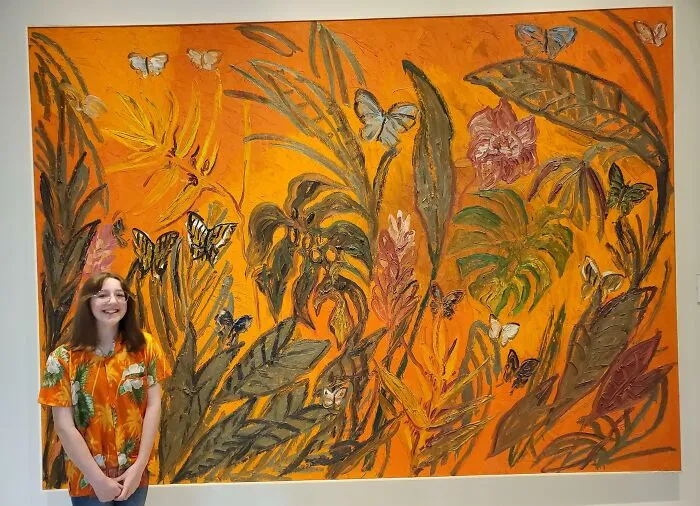 My Daughter's Shirt At The Art Museum