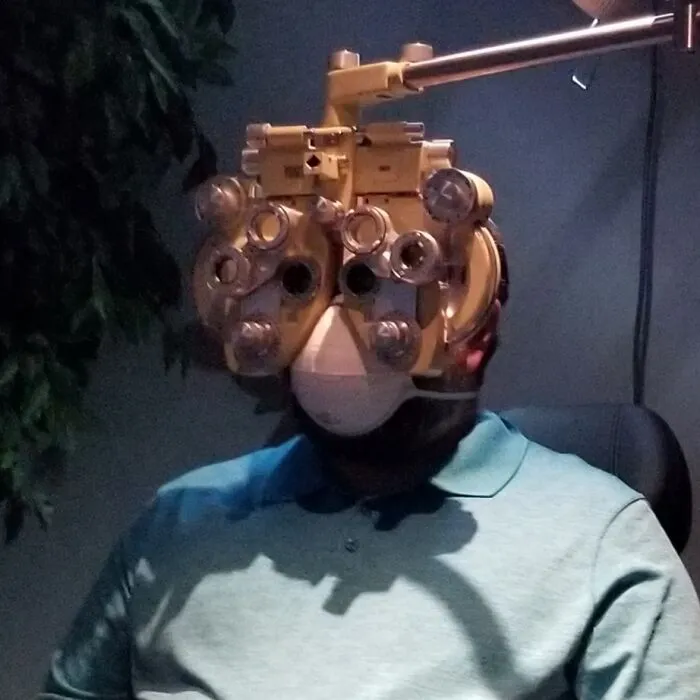 Took My Husband To The Eye Doctor