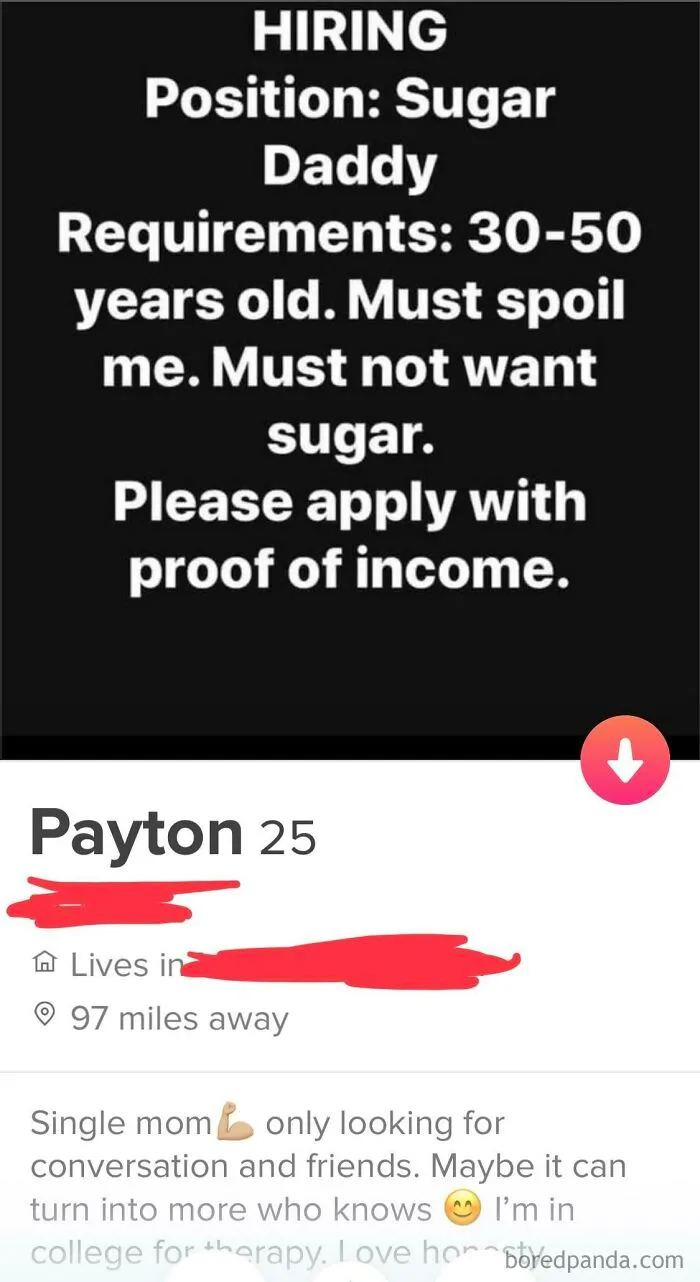 Single Mom, “Hiring A Sugar Daddy”