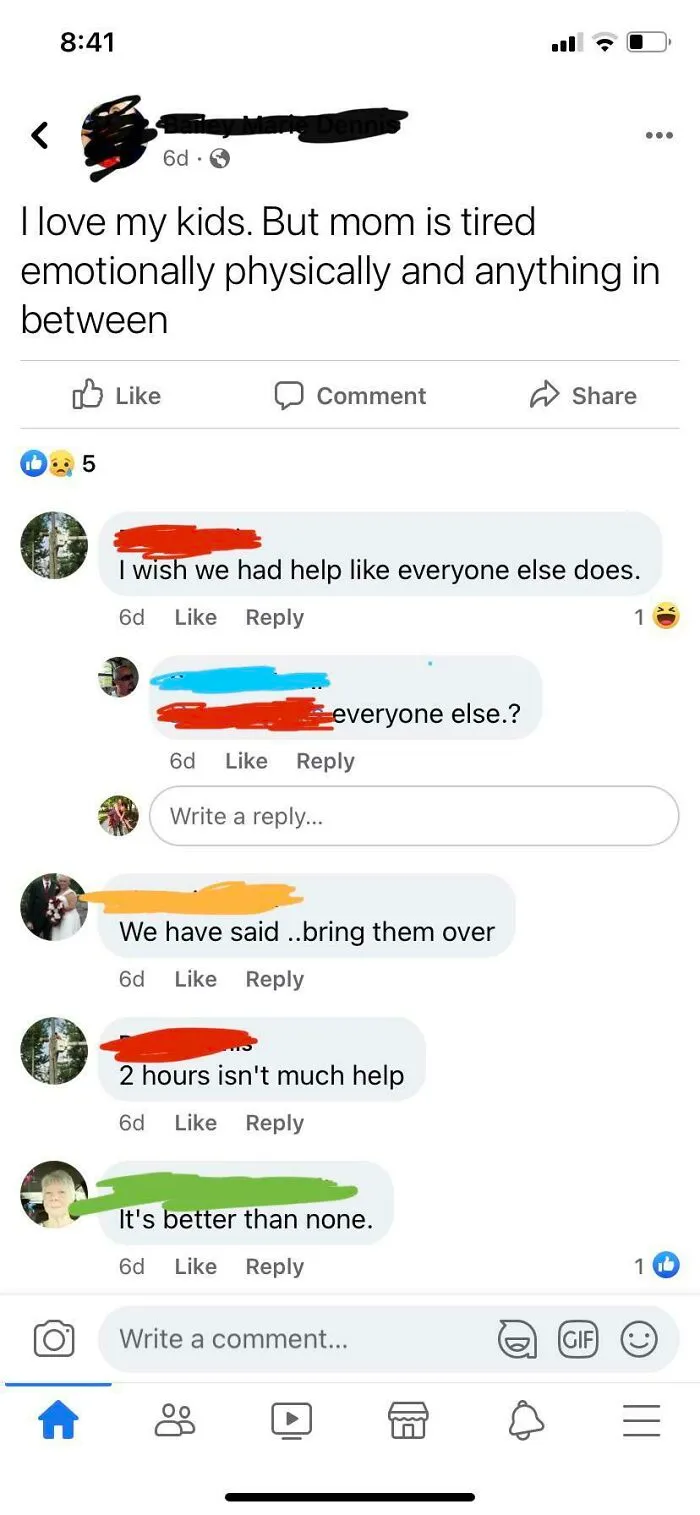 I Wish Someone Would Help Take Care Of Our 3 Kids.. But It Has To Be More Than 2 Hours