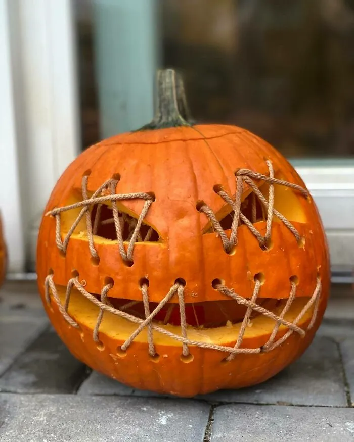Tried Something Different During Pumpkin Carving This Year. Pretty Stoked With The Result