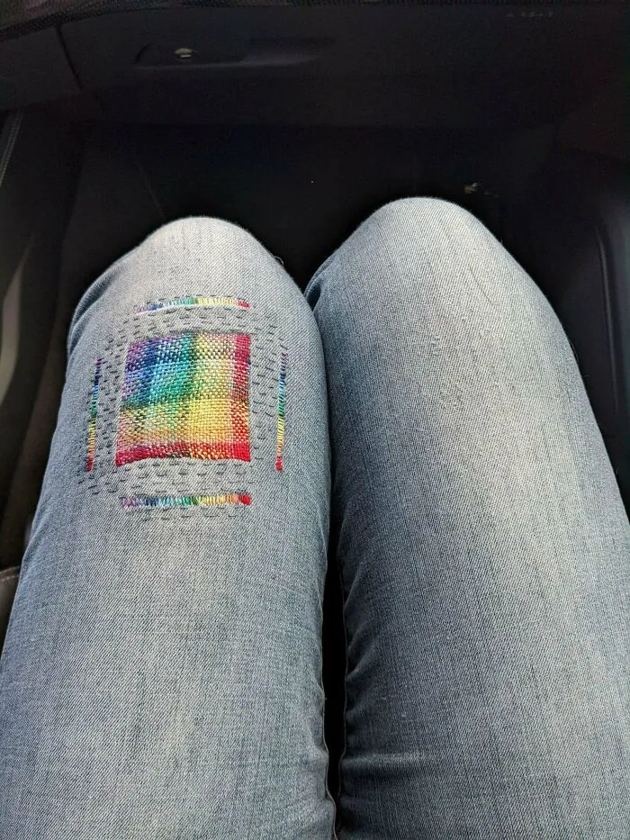 Arco iris en mis vaqueros