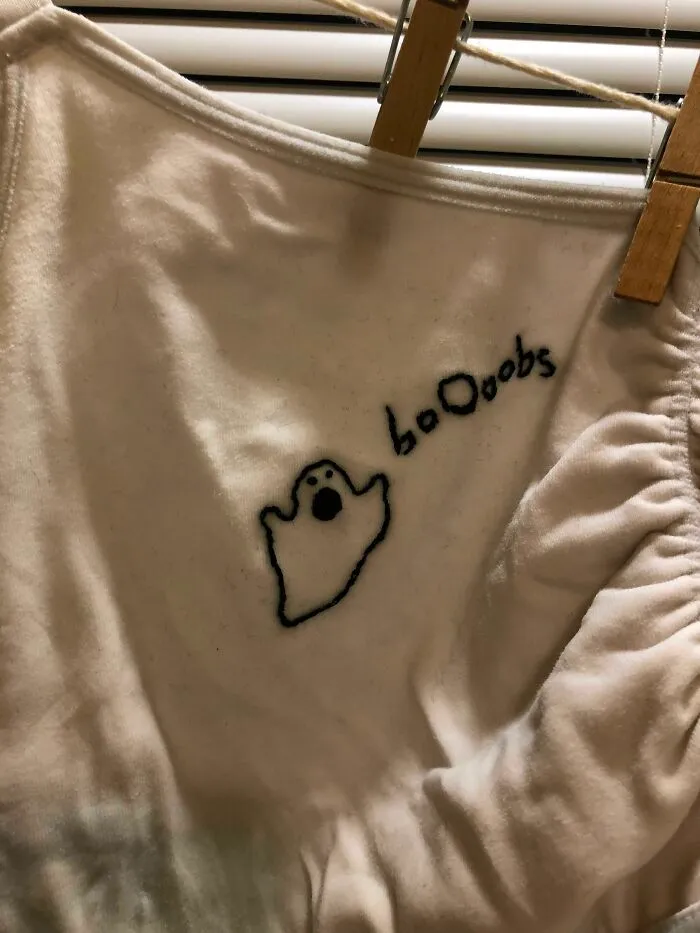 Covered A Small Stain On My Bra