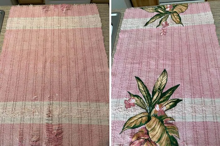 He Didn’t Want To Throw This Rug Away Because It Belonged To His Grandmother