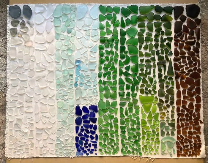 January Sea Glass Haul. I May Have A Problem