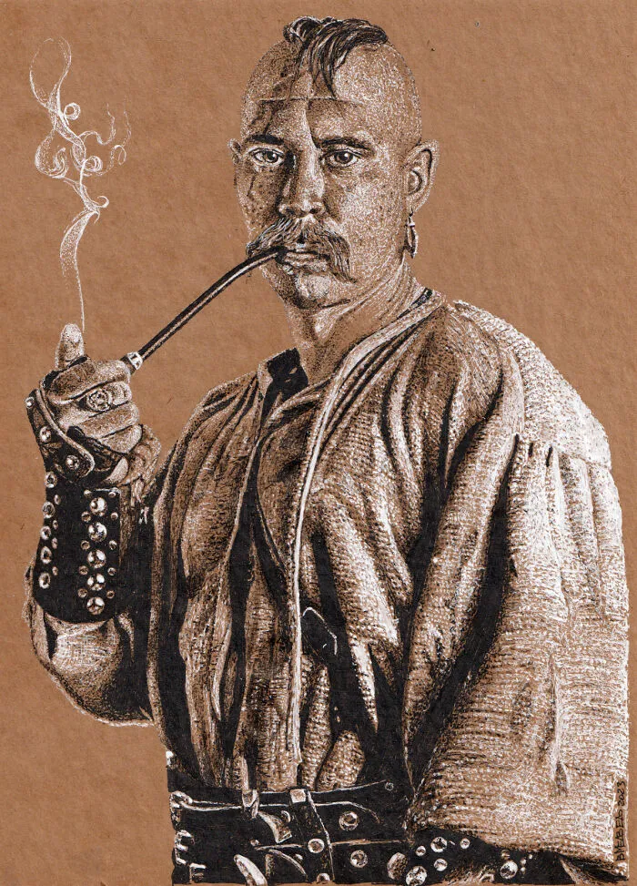 I Created These Dot Drawings Of Cossacks To Remind The World About Ukraine (37 Pics)