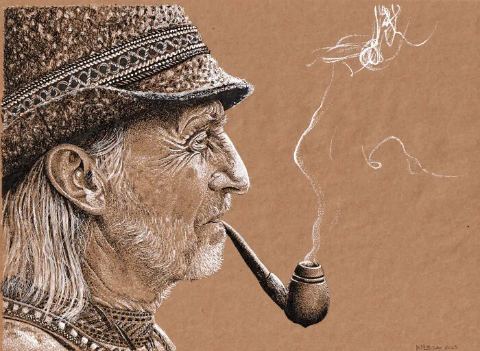 I Created These Dot Drawings Of Cossacks To Remind The World About Ukraine (37 Pics)
