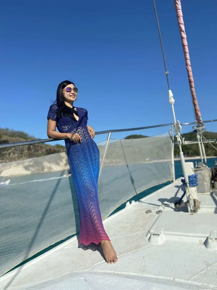 My First Crocheted Maxi Dress!!
