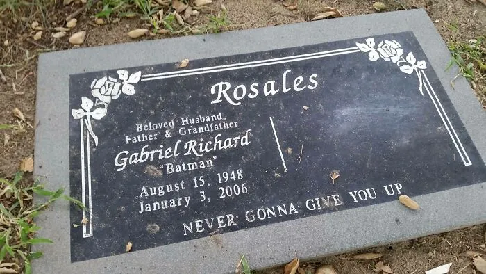 A Cemetery Is The Last Place I Thought I'd Get Rick Rolled