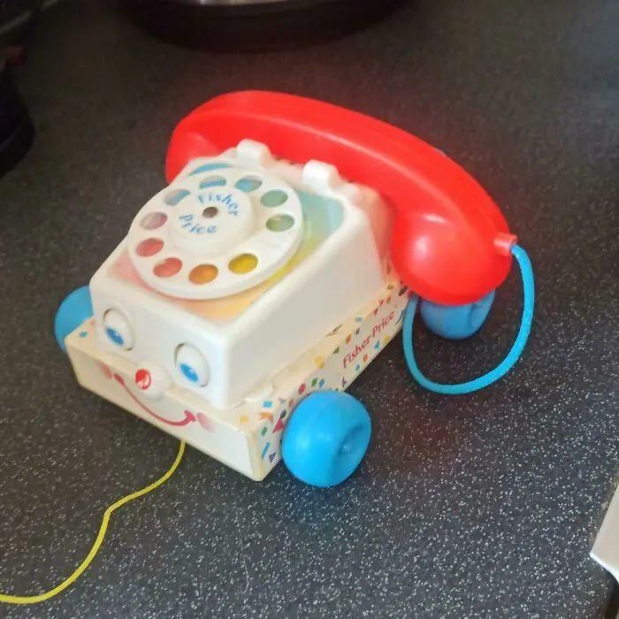 ¿Teníais este teléfono de juguete de niños?