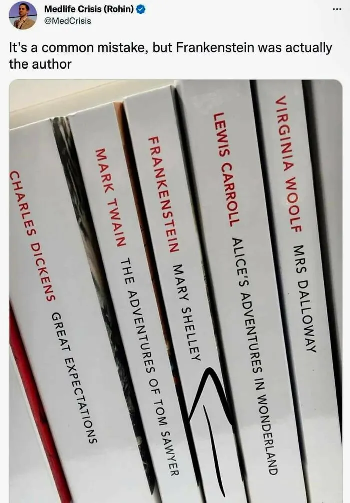 Printed The Name Of The Author