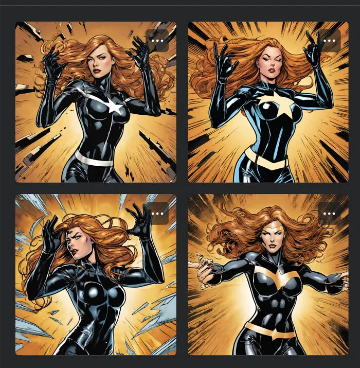 Prompt An Ai 🤖 Tool Of The Minute With “Draw A Female Adhd Superhero”