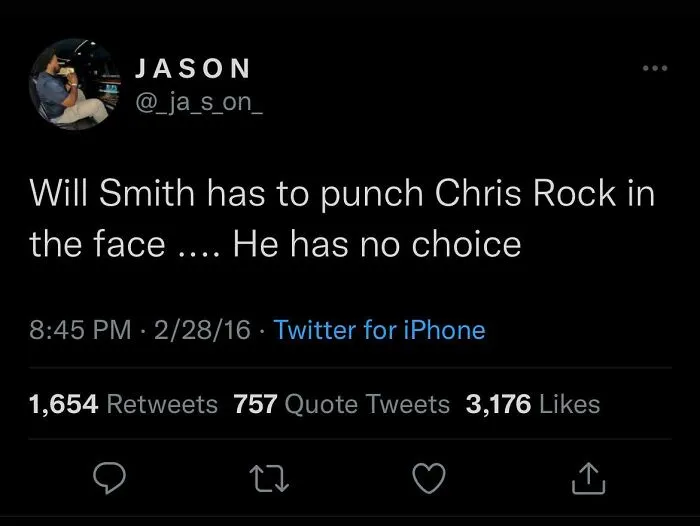 When Your Old Funny Tweet Turns Out To Be Prophecy…