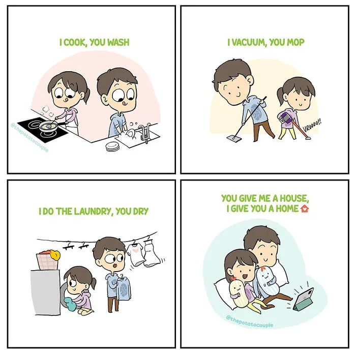 Artist Makes Comics About His Relationship With His Wife That Most Couples Will Probably Relate To (35 New Pics)