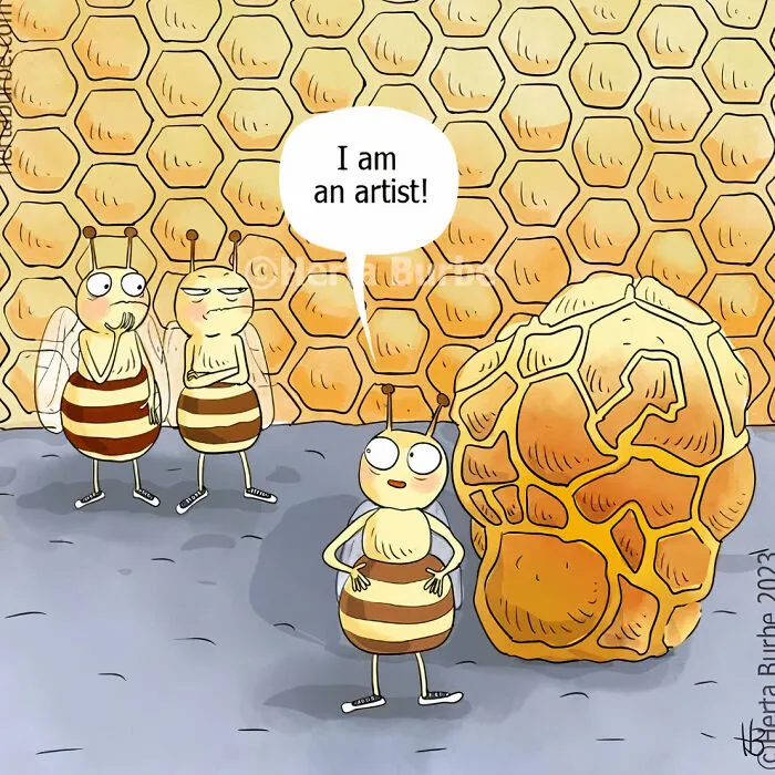 36 Comics And Illustrations By Herta Burbė That Might Brighten Up Your Day