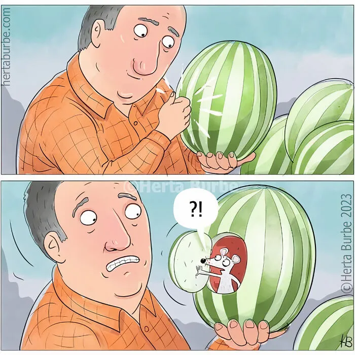 36 Comics And Illustrations By Herta Burbė That Might Brighten Up Your Day