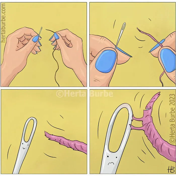 36 Comics And Illustrations By Herta Burbė That Might Brighten Up Your Day