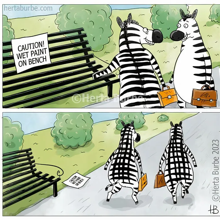 36 Comics And Illustrations By Herta Burbė That Might Brighten Up Your Day