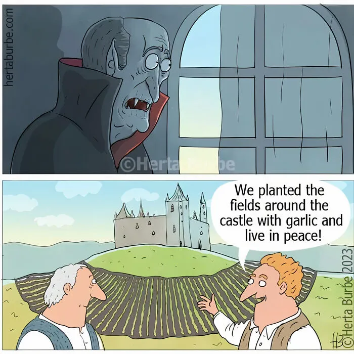 36 Comics And Illustrations By Herta Burbė That Might Brighten Up Your Day
