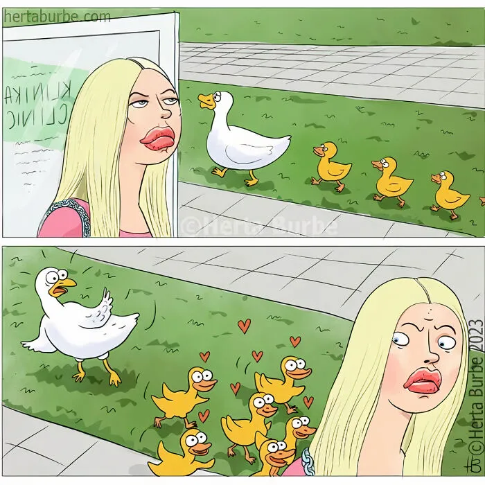 36 Comics And Illustrations By Herta Burbė That Might Brighten Up Your Day