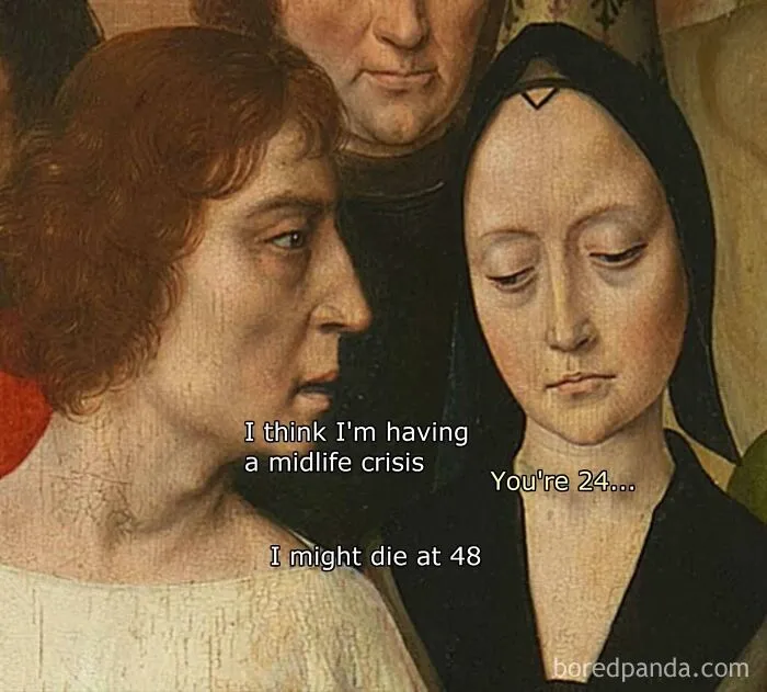 48 Hilarious Paintings From The “Ancient Memez” Instagram Account