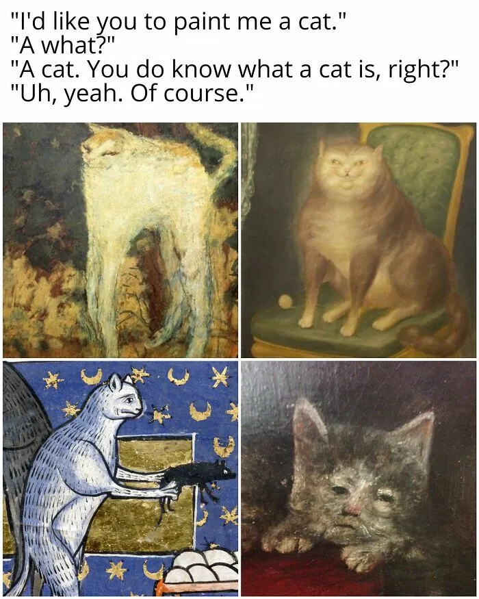 48 Hilarious Paintings From The “Ancient Memez” Instagram Account